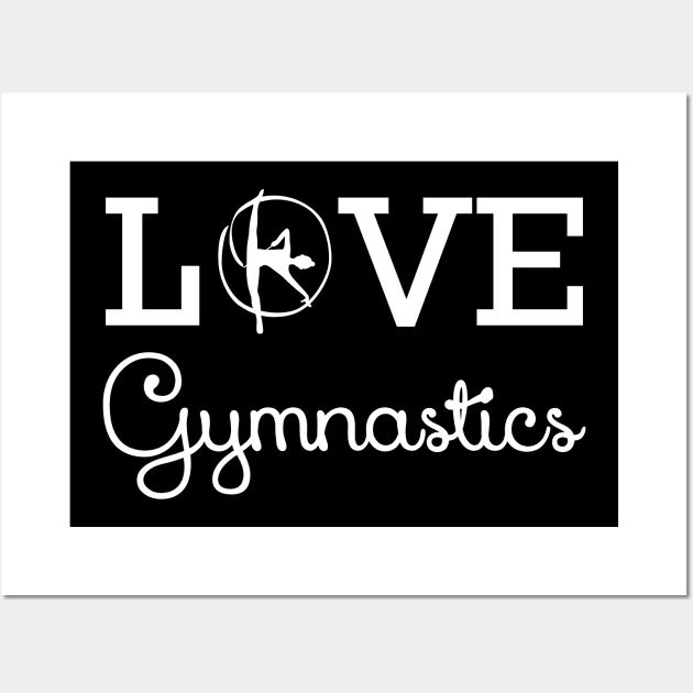 Love Gymnastics Wall Art by KC Happy Shop